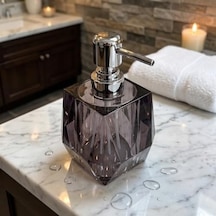 1 Adet Akrilik Sıvı Sabunluk Seti 200 Ml - 2 Farklı Renkli Kırılmaz Şeffaf Banyo Ve Mutfak Düzenleyici Şık Losyon Ve Sabun Pompası Organizer Asorti