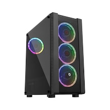 Frısby Fc-9320g 600w 80plus 4 X Dual Rgb Kumanda Mıdı Tower Kasa Frısby Fc-9320g 600w 80plus 4 X Dual Rgb Kumanda Mıdı Tower Kasa