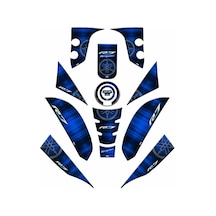 Yamaha R7 2021 - 2024 Uyumlu Full Tank Pad Set 003 Çok Renkli