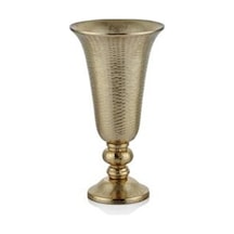 Hammer Gold Kucuk Vazo 18x18x34 Cm Altın