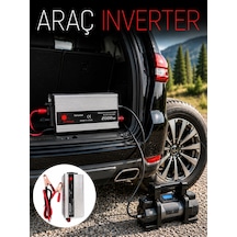 2000w Araç İnverter Aküden Güç Dönüştürücü Elektrik Üreten Taşınabilir