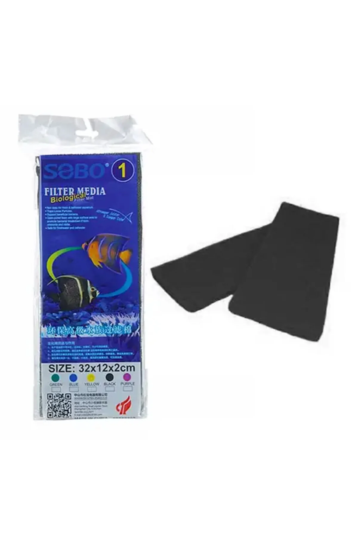 Filtre Süngeri 32x12x2 Siyah