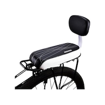 Novahub Mor Beyaz Evrensel Bisiklet Arka Koltuk Minderi Footrest İle Sünger Dolum Çocuklar Çocuk Güvenliği Taşıyıcı Bisiklet Bebek Koltuğu Eyer Beyaz - Mor Beyaz - Mor