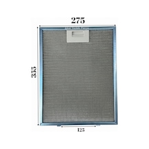 Termikel İle Uyumlu Davlumbaz 27,5x33,5 Cm Arka Ara 12,5cm Aspiratör Filtre