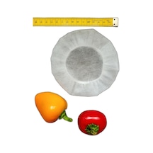 White Guard 40'lık Paket 12 Cm Beyaz Tek Kullanımlık Kavanoz Bonesi Sirke Yap Bonesi