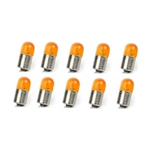 10 Adet 12v 67 10w Tip Turuncu Renk Ampul Ba15s