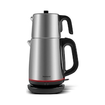 1711h Çelik Çay Makinesi Inox Siyah