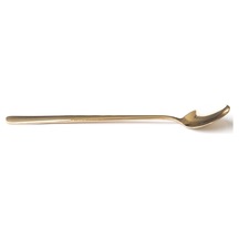 Kokteyl Kaşık Altın 22 Cm Gümüş