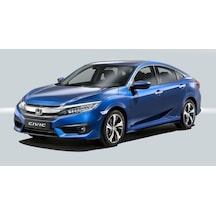 Honda Civic FC5 İçin Uyumlu  Piano Black Kapı Kolçak Kontrol Kaplama