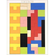 CapellaWoodWorks Ahşap Blok Oyunu Puzzle Zeka Bulmaca