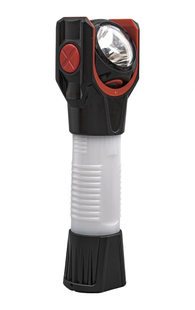 Powermaster X-28 Mıknatıslı Çok Fonksiyonlu Şarjlı El Feneri Kırmızı - Siyah