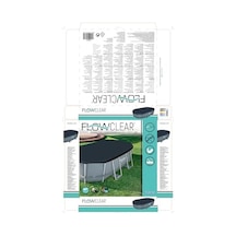 Flowclear Pvc Branda, Gri, Power Steel Havuz İçin