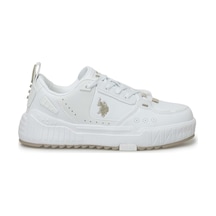 U.s. Polo Assn Dance Sneaker Unisex Spor Ayakkabı Beyaz Beyaz-bej