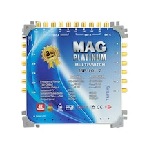 Mag Platinum Mp 10/12 Multiswitch - 10 Giriş 12 Çıkışlı Merkezi Uydu Santrali Hybrid 4k Ve 3d Destekli Çok Renkli