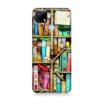 Realme 7i Uyumlu Silikon Kılıf Kitaplık Ve Raflar Books Shelf