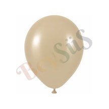 Deniz Kumu Renk Lateks Retro Balon 60 Cm - 1 Adet Bej