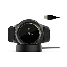 Siyah Gear S3 Usb Şarj Kablosu-zore