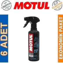 Motul E5 Shine & Go 400 Ml Hızlı Cila ve Parlatıcı Sprey 6 Adet