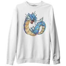 Pokemon Go - Gyrados Beyaz Kalın Sweatshirt