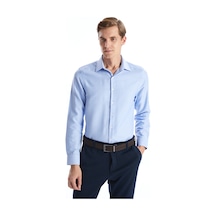 Lcw Busıness Mavi Slim Fit Uzun Kollu Oxford Erkek Gömlek