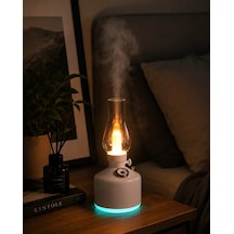 Vintage Aroma Difüzörü Nano Mist Led Işıklı Taşınabilir Nemlendirici Mh-hs0735-3934