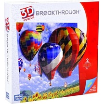 Mega Puzzles 200 Parça 3d Puzzle Breakthrough  Balonlar