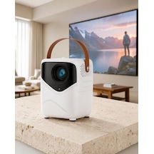Taşınabilir Akıllı Projektör 1080p 64gb Hafıza 2gb Ram