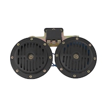 Space Dı Dıt Korna 12v Roleli Super Ton Büyük 13mm Siyah Set / Ssko63 O A303032024
