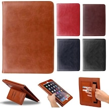 iPad Uyumlu 2 / iPad 3 / iPad 4 Standlı Kartlıklı Premium Tablet Kılıfı iPad Uyumlu 2 / iPad 3 / iPad 4 Standlı Kartlıklı Premium Tablet Kılıfı