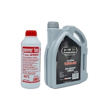 Power Ten 10W-40 Motor Yağı 4 L + Kırmızı Antifriz 1.5 L