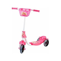 Beren Oyuncak Barbie Sepetli Şeffaf Silikon 3 Tekerlekli Scooter