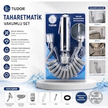 Krom Taharatmatik Seti Taharatmetik El Duşu- Hortum - Mafsal Vakumlu Set Bx40 Renkli