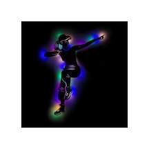 Led Işıklı Dans Temalı Tablo Emma Dekoratif Gece Lambası Çok Renkli - 737251119 Çok Renkli