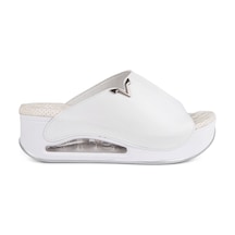 Muya Aero Anatomik Air Max Tabanlı Topuk Dikeni Kadın Terlik Beyaz