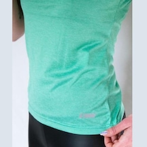 Lotto Kadın Açık Yeşil Düz T-Shirt W1137 Çok Renkli