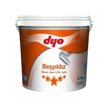 Dyo Beşyıldız Silikonlu İç Dış Astar 20 Kg Beyaz (460182287)