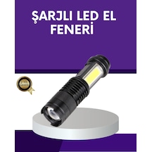 Şarjlı Mini Led El Feneri 2000 Lümen Su Geçirmez Diğer
