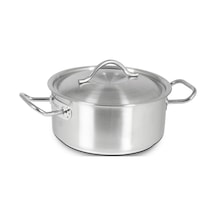 Paslanmazçelik İndüksiyontabanlı Silindirik Tencere 18X12Cm 3.0Lt