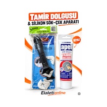 Apel Tamir Dolgusu + Silikon Çekme Kazıma Aparatı Yedekli - 930379892
