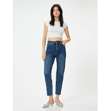 Koton Kadın Jean Pantolon Siyah 4sal40306md 25ky59t01435 Y5901 Siyah