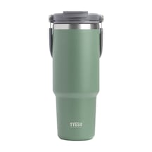 Tyeso Dailyneed Termos Vakumlu Paslanmaz Çelik İki Katmanlı 900ml Çağla Yeşili