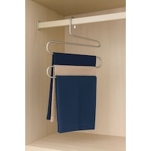 Pantolon Askısı 5 Katlı Metal Dolap İçi Akıllı Krom Askı Pantolon Askısı 5 Katlı Düzenleyici Mode Me Diğer