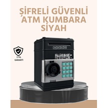 Mey İthalat Işıklı Sesli Şifreli Atm Görünümlü Kasa Kumbara