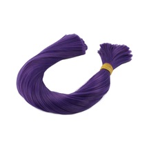 Küllü Mor Renkli Sentetik Boğum Saç - 1Kg