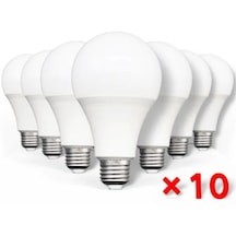9 W E27 Beyaz Işık Led Ampül 10 Adet