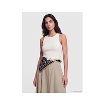 Lc Waikiki Alıta Cıty Farkıyla Lcw Accessorıes Siyah Desenli Kadın Kemer Siyah - 926002676 Siyah