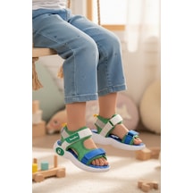 United Colors of Benetton Yeşil Cırtlı Hafif Erkek Çocuk Spor Sandalet Bn-1406 P