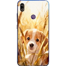 Redmi Note 7 Uyumlu Golden Köpek Baskılı Silikon Kılıf Renkli