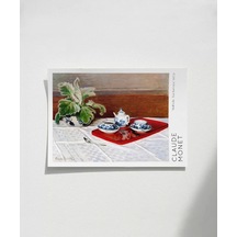 Çerçevesiz Poster Claude Monet Çay Servisi 1