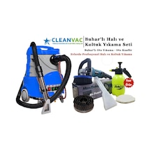 Cleanvac Profesyonel Kompakt Buharlı Halı Ve Koltuk Yıkama Seti